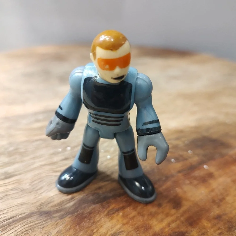 Imaginext Grey Astronaut Guy Man Mini Figure Rare From Space Shuttle Set Playset